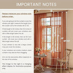 WAZZIO Boho Lace Curtains 84 Inches 2 Panel, Light Filtering Privacy Tassel & - Image 10