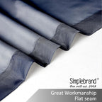 Simplebrand Navy Tier Curtains for Kitchen 24 Inches Long 2 Panels Set - Image 5