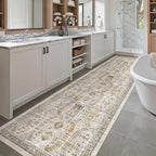Madane Hallway Runner Rug 2'6''x10' Kitchen Runner, Non Slip Vintage Runners - Image 4
