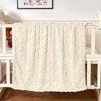 Sherpa Fleece Baby Blanket, Ultra Soft Fluffy Premium Baby Blankets - Image 4