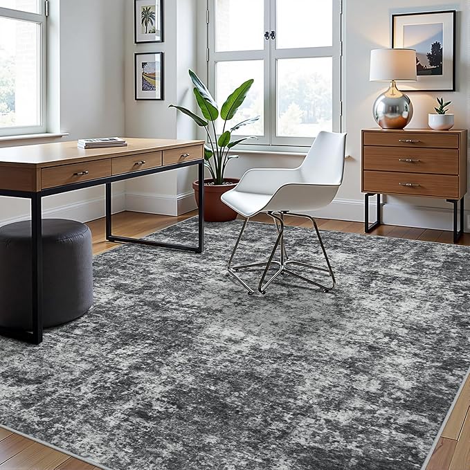 8x10 Area Rugs for Living Room Rug Washable: Abstract Large Rug for Dining Room - Image 9