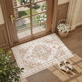 Madane Washable Area Rug 2x3, Small Entryway Rug Non-Slip Vintage Door Mat by Madane