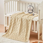 Sherpa Fleece Baby Blanket, Ultra Soft Fluffy Premium Baby Blankets - Image 4