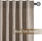 RYB HOME Linen Sheer Curtains and Drapes - Image 3