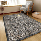 Washable Area Rug 8' x 10' Vintage Traditional Persian Mat - Image 4