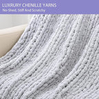 Bigacogo Chunky Knit Throw Blanket - Image 5