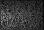 Black Leaves Outdoor Indoor Entrance Door mat, Absorbent Durable Heavy Duty - Image 8