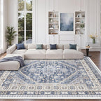 zesthome 8x12 Area Rugs, Stain Resistant Washable Rug, Ultra-Thin Rugs by Zesthome
