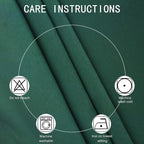 LEMOMO Dark Green Thermal Blackout Curtains/52 x 108 Inch/Set of 2 Panels Room - Image 4
