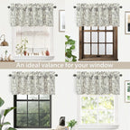 DriftAway Julia Lined Valance Double Layer Thermal Insulated Room Darkening - Image 9