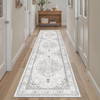Madane Runner Rug 2x8, Washable Hallway Runner Rugs, Non-Slip Low-Pile Soft - Image 4