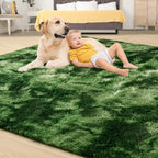 Tepook Soft Fluffy Rugs for Living Room, 5x8 Shaggy Area Rug for Bedroom - Image 4
