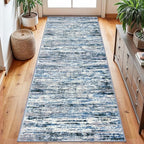 Lansny Modern Abstract Runner Rug 2.6x8 by lansny