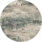 Round Rugs 4FT for Living Room Bedroom, Modern Abstract Machine Washable Circle - Image 4