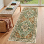 RELEANY Area Rugs 3'x7' Runner Rug Non Slip Washable - Image 3