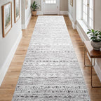 4x12 Washable Hallway Runner Rug：Moroccan Non-Slip Wide Runners - Image 8