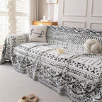Boho Chenille Couch Cover for Dogs, Non Slip Sofa Cover, Couch Slipcover Covers - Image 5