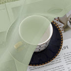 Simplebrand Rod Pocket Top Solid Voile Sheer Curtains - Image 7