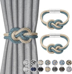 NICEEC 2 Pack Mini Magnetic Curtain Tiebacks Nordic Simple Style Drape Tie by NICEEC