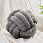 Uvvyui Knot Pillow Ball, Soft Home Decorative Pillows, Round Throw Pillow by Uvvyui