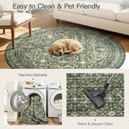 Lofus 6ft Area Rugs for Living Room, Soft Boho Carpets for Bedroom Dining Room - Image 6
