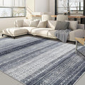 Nakagishi Area Rug 6x9 Living Room: Washable Boho Large Neutral Soft Modern by NakagishiAreaRug