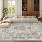 zesthome 8x10 Area Rugs for Living Room, Non-Slip Backing Washable Rugs by Zesthome