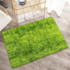 Small Tie-Dyed Area Rug for Bedroom 2x3 Mini Green Fluffy Rug Mat Bedside Throw - Image 4