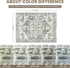 zesthome 9x12 Area Rugs, Stain Resistant Washable Rug, Ultra-Thin Rugs - Image 2