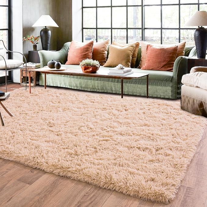Rugs for Living Room 5x7, Soft Shaggy Modern Shag Area Rug for Bedroom - Image 9