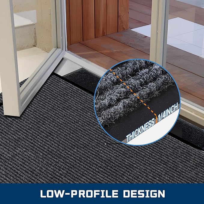 Extra Large Front Door Mat, 3 x 4 Feet Indoor Outdoor Entrance Mat, Heavy Duty - Image 7