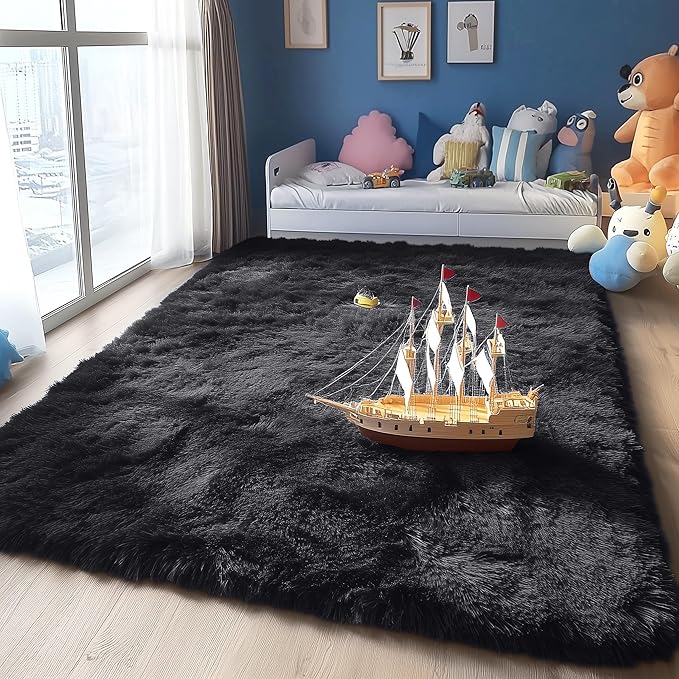 OLANLY 4x9 Area Rugs for Living Room Bedroom, Machine Washable Soft Fluffy - Image 7