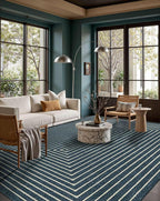Latte&Fog 6x9 Area Rugs for Living Room Bedroom, Boho Non Slip Low Pile Carpet by LatteFog