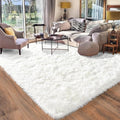 Rugs for Living Room 9x12, Soft Shaggy Modern Shag Area Rug for Bedroom by Quntue