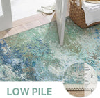 Area Rugs 9x12 for Living Room Bedroom, Modern Abstract Machine Washable Rug - Image 8