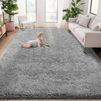 5x7 Area Rug for Living Room: Fluffy Shag Soft Washable Rugs Fuzzy Plush Indoor by VECARF