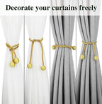 Curtain Tiebacks Outdoor Elegant Decorative Tie Backs Modern Rope Tiebacks - Image 3