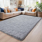 Chicrug Soft Area Rugs for Bedroom Living Room Plush Fluffy Rug 9x12 Feet - Image 2