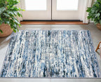 Lansny Modern Abstract Small Area Rug Indoor 3x5 Washable Rug Non-Slip Soft - Image 2