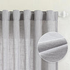 MYSKY HOME 90 Inch Farmhouse Curtains - Image 9