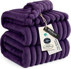 Bedsure GentleSoft Purple California King Size Blanket by BEDSURE