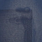 DWCN Navy Blue Sheer Curtains Semi Transparent Voile Rod Pocket Curtains - Image 6