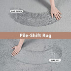 FinRèc 5x7 Washable Area Rugs for Bedroom Living Room, Low Pile Thin Rug Solid - Image 8