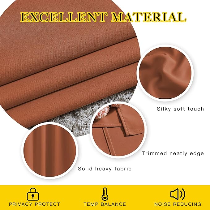 NICETOWN Small Blackout Curtains - Image 4