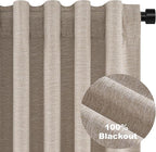 Topfinel Linen Blackout Curtains 63 Inch Long - Image 8