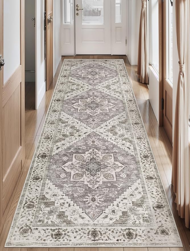 SERISSA Boho Washable Runner Rug by SERISSAHomeDecorCollection