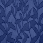 Lecloud Leia Dusty Blue Sheer Kitchen Curtains 24 Inch Length 2 Pcs, Jacquard - Image 9