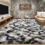 Tepook Fluffy Large Rugs for Living Room, Area Rug 6x9 Soft Carpet for Bedroom by Tepook
