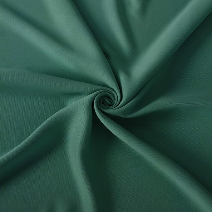 LEMOMO Blackout Curtains 52 x 45 inch/Green Curtains Set of 2 Panels/Thermal - Image 5