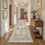 Carpet Runners for Hallway 12ft, Non-Slip Long Bathroom Rugs Runner for Kitchen by Restydon